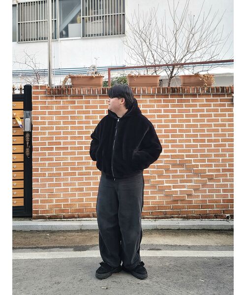 MUSINSA STANDARD（ムシンサスタンダード）の「スウェットシャツ [ダークブラウン]（スウェット・メンズ・その他・LARGE/X-LARGE/XX-LARGE/XXX-LARGE/SMALL/MEDIUM）」の7枚目の写真