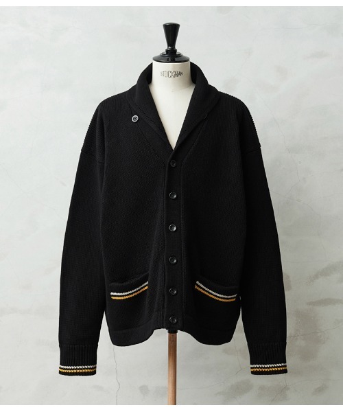 WAIPER.inc（ワイパーインク）の「WAIPER.inc 米軍 USMA カデットセーター【WP1106】（カーディガン/ボレロ・メンズ・ブラック・L/XL/XXL）」の2枚目の写真