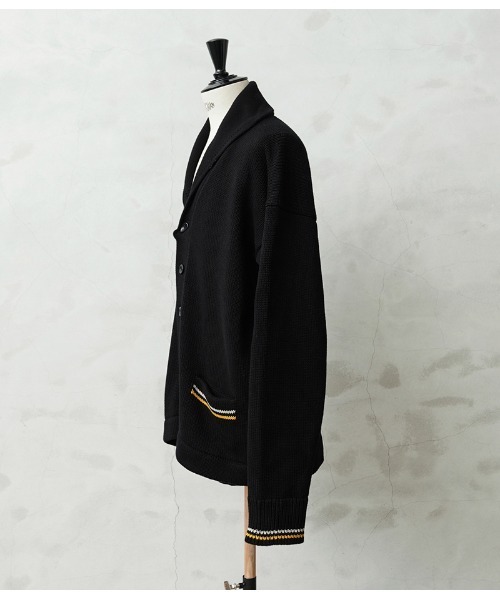 WAIPER.inc（ワイパーインク）の「WAIPER.inc 米軍 USMA カデットセーター【WP1106】（カーディガン/ボレロ・メンズ・ブラック・L/XL/XXL）」の3枚目の写真