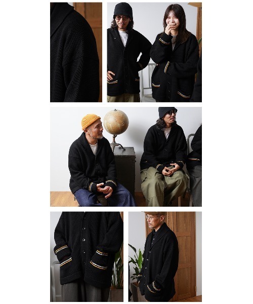 WAIPER.inc（ワイパーインク）の「WAIPER.inc 米軍 USMA カデットセーター【WP1106】（カーディガン/ボレロ・メンズ・ブラック・L/XL/XXL）」の16枚目の写真