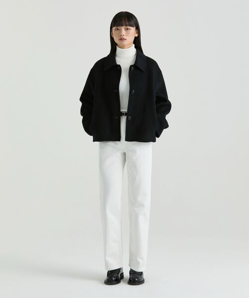 MUSINSA STANDARD WOMAN（ムシンサスタンダードウーマン）の「レディースリブ編みスリムタートルネックニット[アイボリー]（ニット/セーター・レディース・その他・SMALL/MEDIUM/LARGE/X-SMALL）」の7枚目の写真