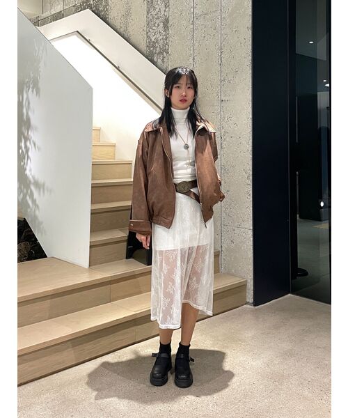 MUSINSA STANDARD WOMAN（ムシンサスタンダードウーマン）の「レディースリブ編みスリムタートルネックニット[アイボリー]（ニット/セーター・レディース・その他・SMALL/MEDIUM/LARGE/X-SMALL）」の13枚目の写真