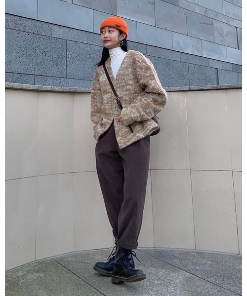 MUSINSA STANDARD WOMAN（ムシンサスタンダードウーマン）の「レディースリブ編みスリムタートルネックニット[アイボリー]（ニット/セーター・レディース・その他・SMALL/MEDIUM/LARGE/X-SMALL）」の20枚目の写真