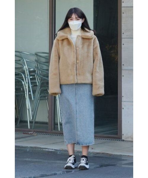 MUSINSA STANDARD WOMAN（ムシンサスタンダードウーマン）の「レディースリブ編みスリムタートルネックニット[アイボリー]（ニット/セーター・レディース・その他・SMALL/MEDIUM/LARGE/X-SMALL）」の22枚目の写真
