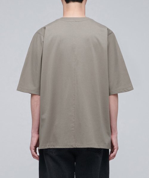 MUSINSA STANDARD(ムシンサスタンダード)の「フォンテドルマンスリーブオーバーサイズ半袖Tシャツ【ダスティベージュ】(Tシャツ/カットソー・メンズ・その他・MEDIUM/LARGE/X-LARGE/XX-LARGE/XXX-LARGE)」の4枚目の写真