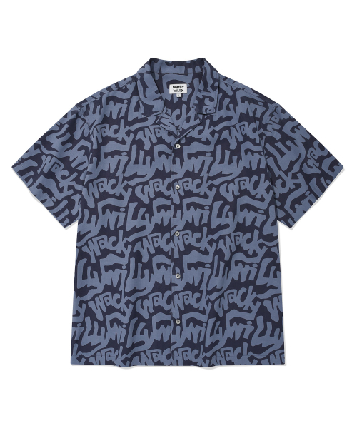Wacky WiLLy(ワッキーウィリー)の「グラフィック半袖シャツパターン(シャツ/ブラウス・レディース・その他・MEDIUM/LARGE/SMALL)」の2枚目の写真
