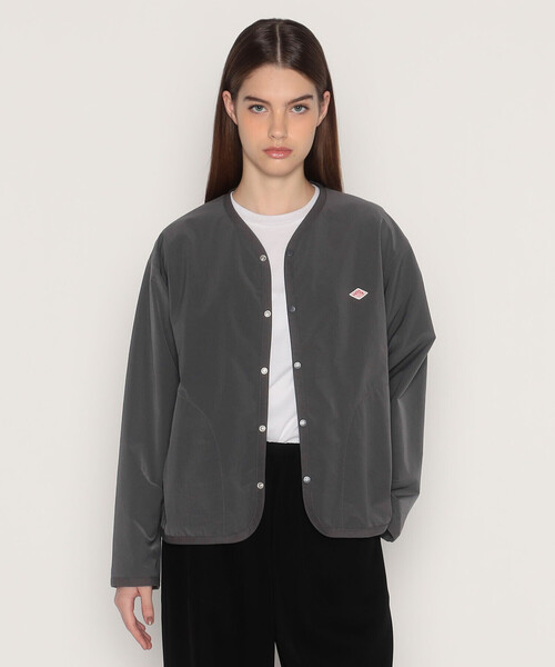 ‼️DANTONノーカラージャケット S〜Ｍサイズ　ダークグレー‼️ セール/ブランド古着】ノーカラージャケット（ノーカラージャケット