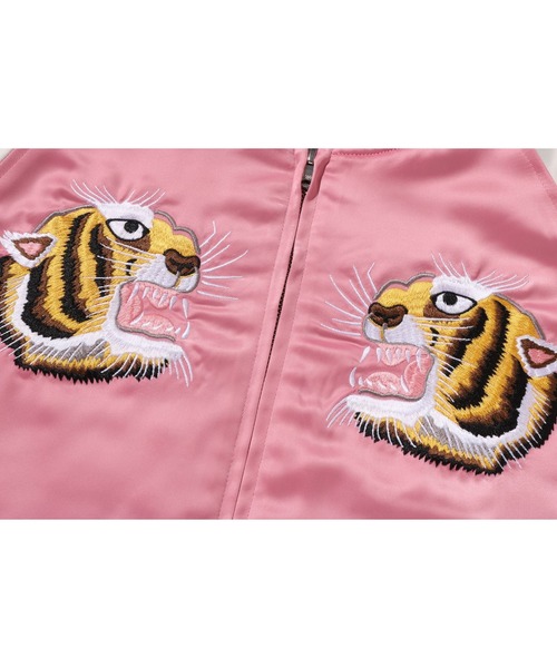 A BATHING APE（アベイシングエイプ）の「TIGER SOUVENIR JACKET（スカジャン・メンズ・ブルー/ピンク・LARGE/XX-LARGE/MEDIUM/X-LARGE/SMALL）」の8枚目の写真