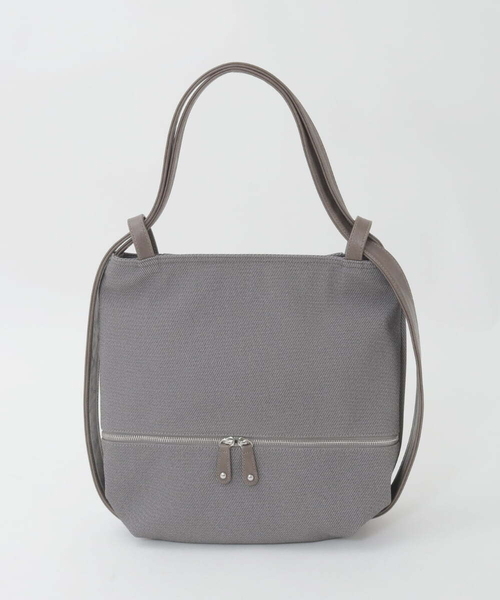 MK MICHEL KLEIN（エムケーミッシェルクラン）の「[2WAY/A4収納可]布帛風デザイン変形トートバッグ（トートバッグ・レディース・ピンク/ライトグレー/ネイビー/ブラック・00）」の21枚目の写真