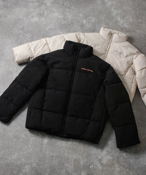 mihns closet(ミンズクローゼット)の「【mihns closet/ミンズクローゼット】パデッドジャケット ショートブルゾン メンズ レディース ユニセックス(ダウンジャケット/コート・レディース・オフホワイト/ミント/ブラック・LL/M/L/S)」の1枚目の写真