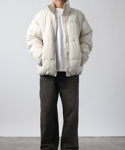 mihns closet(ミンズクローゼット)の「【mihns closet/ミンズクローゼット】パデッドジャケット ショートブルゾン メンズ レディース ユニセックス(ダウンジャケット/コート・レディース・オフホワイト/ミント/ブラック・LL/M/L/S)」の21枚目の写真