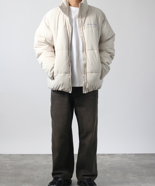 mihns closet(ミンズクローゼット)の「【mihns closet/ミンズクローゼット】パデッドジャケット ショートブルゾン メンズ レディース ユニセックス(ダウンジャケット/コート・レディース・オフホワイト/ミント/ブラック・LL/M/L/S)」の22枚目の写真
