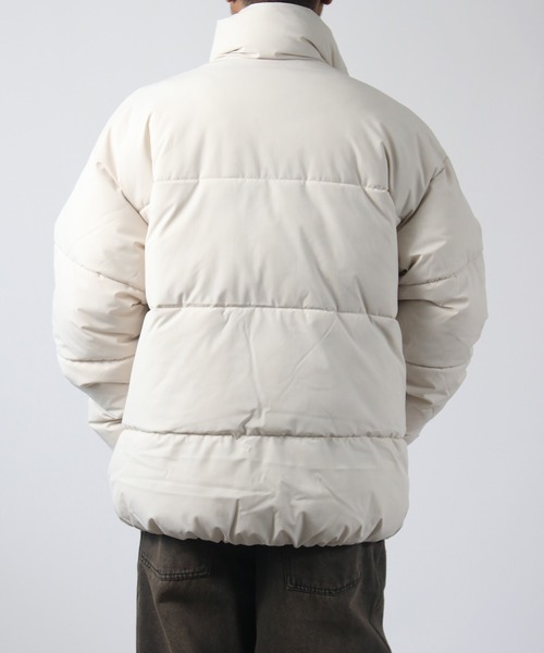 mihns closet(ミンズクローゼット)の「【mihns closet/ミンズクローゼット】パデッドジャケット ショートブルゾン メンズ レディース ユニセックス(ダウンジャケット/コート・レディース・オフホワイト/ミント/ブラック・LL/M/L/S)」の10枚目の写真