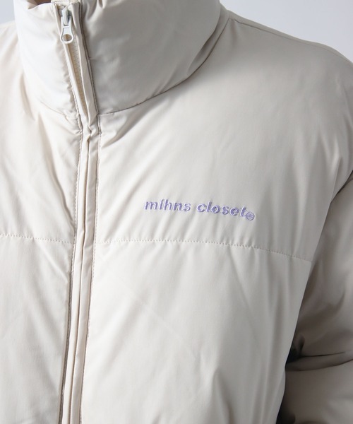 mihns closet(ミンズクローゼット)の「【mihns closet/ミンズクローゼット】パデッドジャケット ショートブルゾン メンズ レディース ユニセックス(ダウンジャケット/コート・レディース・オフホワイト/ミント/ブラック・LL/M/L/S)」の20枚目の写真