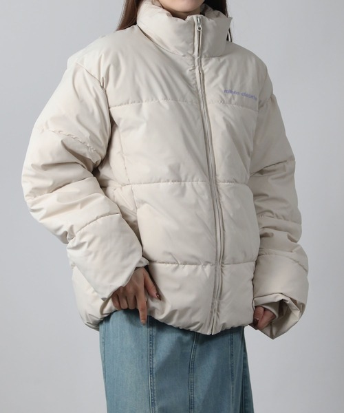 mihns closet(ミンズクローゼット)の「【mihns closet/ミンズクローゼット】パデッドジャケット ショートブルゾン メンズ レディース ユニセックス(ダウンジャケット/コート・レディース・オフホワイト/ミント/ブラック・LL/M/L/S)」の17枚目の写真