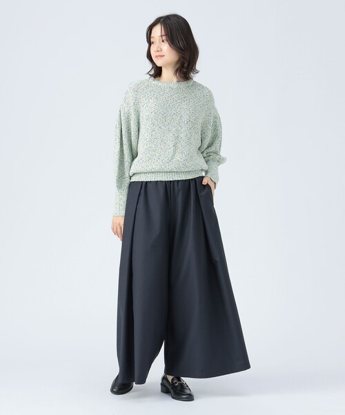 BEAMS HEART（ビームスハート）の「タック ワイドパンツ（その他パンツ・レディース・ライトブルー/チャコールグレー/ネイビー・FREE）」の19枚目の写真