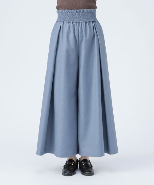 BEAMS HEART（ビームスハート）の「タック ワイドパンツ（その他パンツ・レディース・ライトブルー/チャコールグレー/ネイビー・FREE）」の22枚目の写真