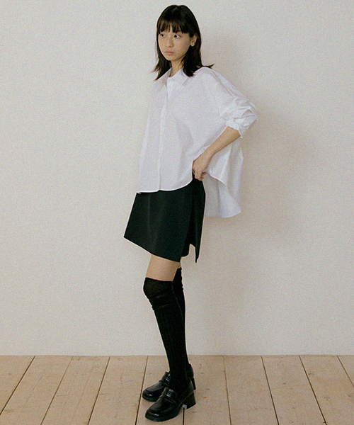 LINGSEOUL（リングソウル）の「basic cotton shirt-white（シャツ/ブラウス・レディース・その他・FREE）」の2枚目の写真