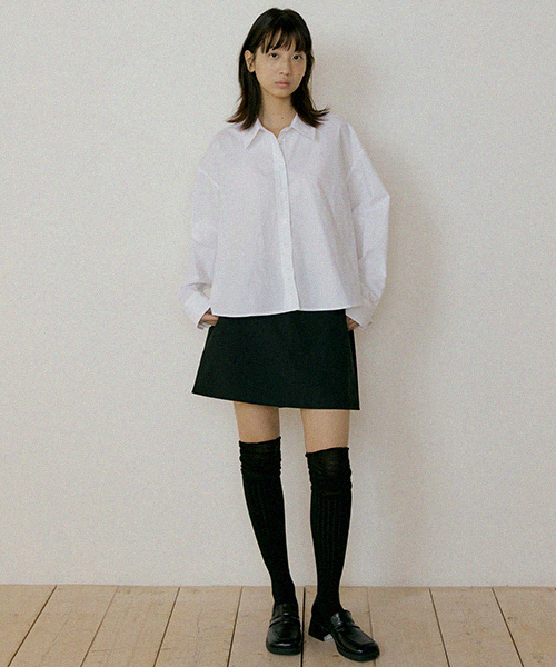 LINGSEOUL（リングソウル）の「basic cotton shirt-white（シャツ/ブラウス・レディース・その他・FREE）」の4枚目の写真