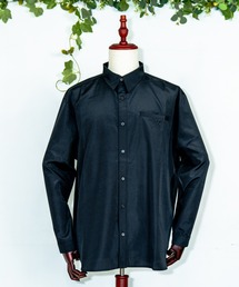 katayuboku（カタユボーク）の「オーバーサイズロゴ刺繍長袖シャツ（シャツ/ブラウス）」