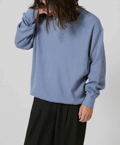 FLISTFIA(フリストフィア)の「FLISTFIA Long Sleeve Sweater / LR04016(スウェット・メンズ・ブルー/グリーン・4)」の14枚目の写真