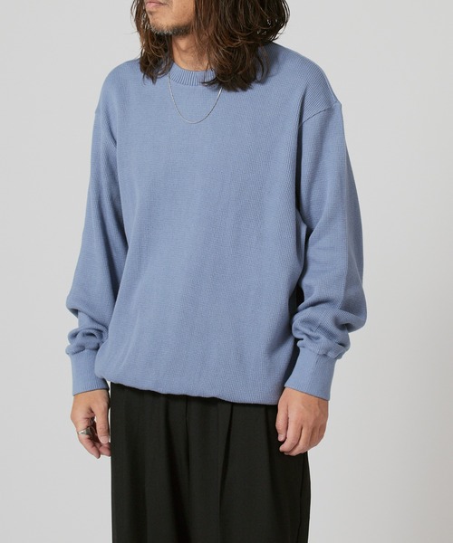 FLISTFIA(フリストフィア)の「FLISTFIA Long Sleeve Sweater / LR04016(スウェット・メンズ・ブルー/グリーン・4)」の15枚目の写真