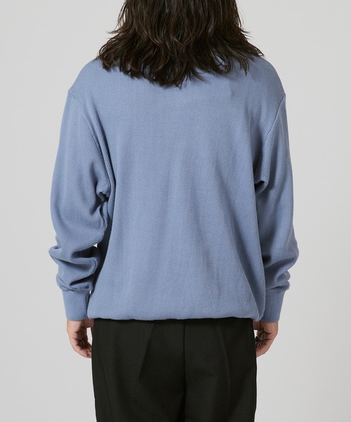 FLISTFIA(フリストフィア)の「FLISTFIA Long Sleeve Sweater / LR04016(スウェット・メンズ・ブルー/グリーン・4)」の20枚目の写真