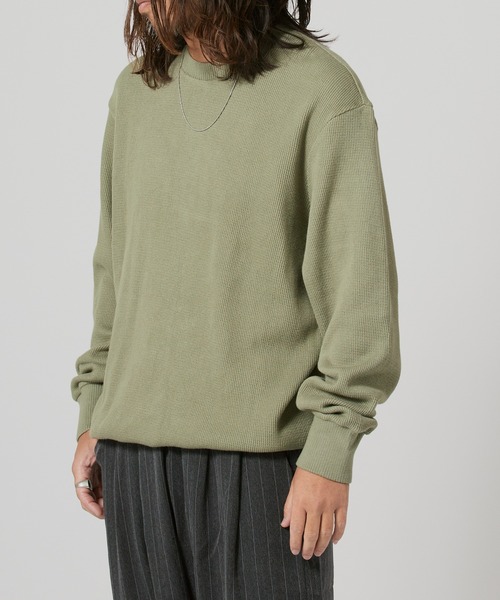 FLISTFIA(フリストフィア)の「FLISTFIA Long Sleeve Sweater / LR04016(スウェット・メンズ・ブルー/グリーン・4)」の7枚目の写真