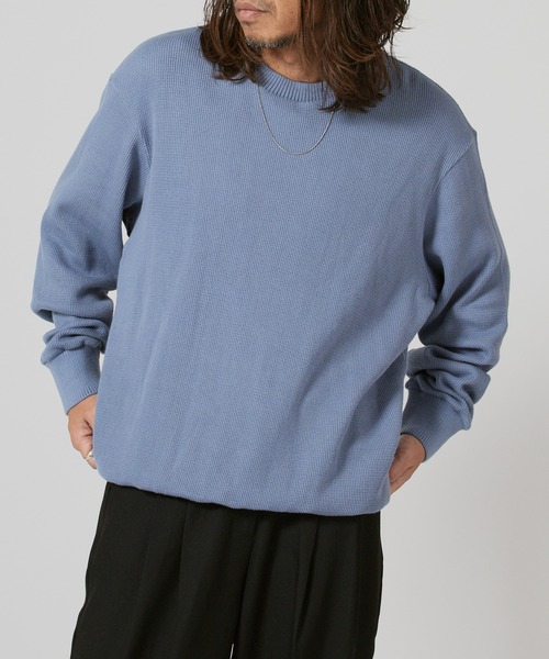 FLISTFIA(フリストフィア)の「FLISTFIA Long Sleeve Sweater / LR04016(スウェット・メンズ・ブルー/グリーン・4)」の12枚目の写真