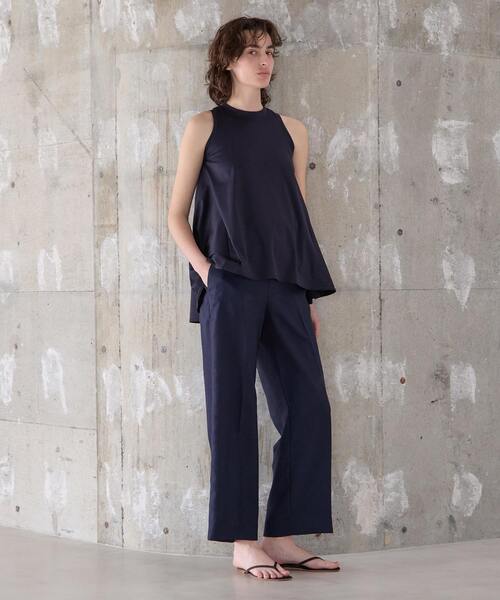 martinique(マルティニーク)の「《別注》【COGTHEBIGSMOKE/コグザビッグスモーク】HIBA TOP(Tシャツ/カットソー・レディース・ネイビー・FREE)」の2枚目の写真