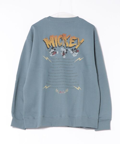 Disney（ディズニー）の「【 Disney 】 USED風 プリント クルーネックスウェット 25W11（スウェット・レディース・ダークブルー/ブラック系その他/スミクロ・MEDIUM/LARGE）」の9枚目の写真