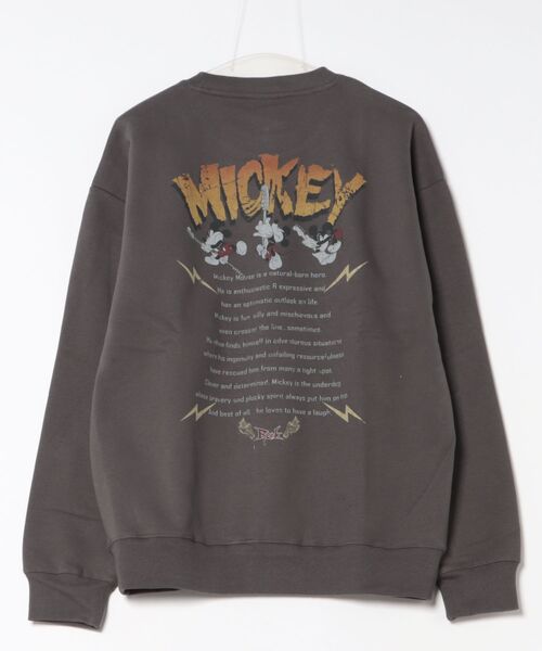 Disney（ディズニー）の「【 Disney 】 USED風 プリント クルーネックスウェット 25W11（スウェット・レディース・ダークブルー/ブラック系その他/スミクロ・MEDIUM/LARGE）」の5枚目の写真