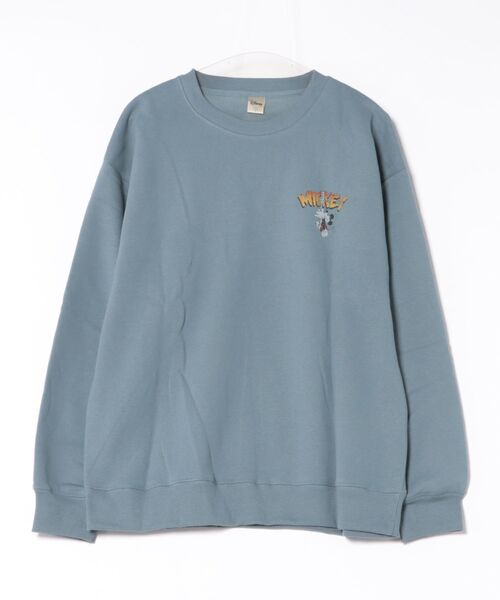 Disney（ディズニー）の「【 Disney 】 USED風 プリント クルーネックスウェット 25W11（スウェット・レディース・ダークブルー/ブラック系その他/スミクロ・MEDIUM/LARGE）」の8枚目の写真