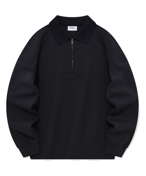 COVERNAT(カバーナット)の「リップカラー ハーフジップ スウェット ネイビー(スウェット・レディース・その他・SMALL/LARGE/MEDIUM/X-LARGE)」の1枚目の写真