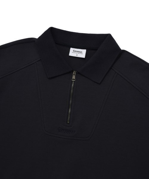 COVERNAT(カバーナット)の「リップカラー ハーフジップ スウェット ネイビー(スウェット・レディース・その他・SMALL/LARGE/MEDIUM/X-LARGE)」の3枚目の写真