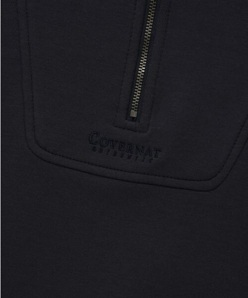 COVERNAT(カバーナット)の「リップカラー ハーフジップ スウェット ネイビー(スウェット・レディース・その他・SMALL/LARGE/MEDIUM/X-LARGE)」の4枚目の写真