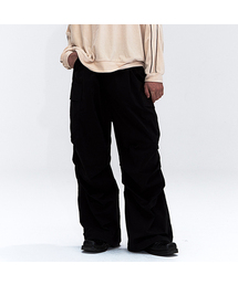 ERER（エルエル）の「[UN] 軽量ナイロンカーペンターパンツ ブラック（その他パンツ）」