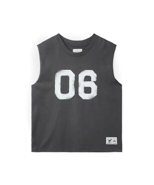 ERER(エルエル)の「Vintage 06 Artwork Sleeveless Charcoal(Tシャツ/カットソー・レディース・チャコール・1/2)」の7枚目の写真
