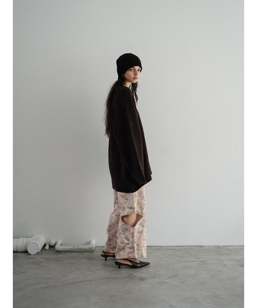 Katrin TOKYO(カトリーントーキョー)の「slit curve denim(デニムパンツ・レディース・ブラック/ピンク系その他・XS/S/M/S-Short)」の10枚目の写真