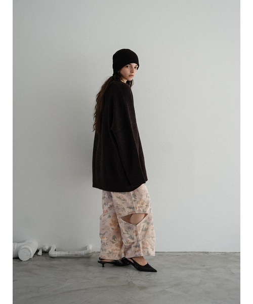 Katrin TOKYO(カトリーントーキョー)の「slit curve denim(デニムパンツ・レディース・ブラック/ピンク系その他・XS/S/M/S-Short)」の11枚目の写真