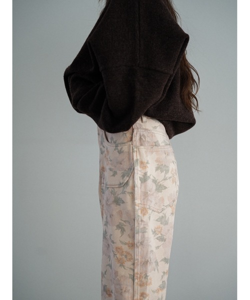 Katrin TOKYO(カトリーントーキョー)の「slit curve denim(デニムパンツ・レディース・ブラック/ピンク系その他・XS/S/M/S-Short)」の8枚目の写真