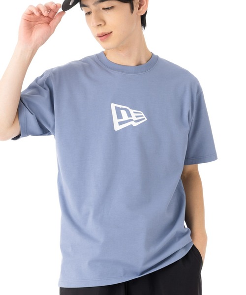 NEW ERA(ニューエラ)の「ニューエラ 半袖Tシャツ フラッグロゴ(Tシャツ/カットソー・メンズ・ブルー/ブラック/ベージュ/ホワイト・XXL/XL/L/M/S)」の4枚目の写真