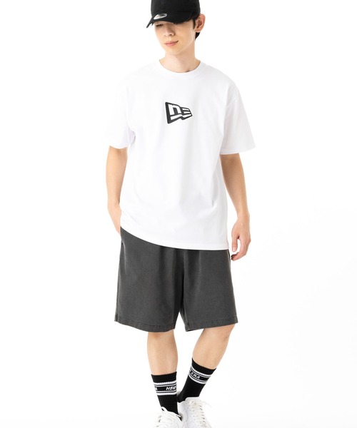 NEW ERA(ニューエラ)の「ニューエラ 半袖Tシャツ フラッグロゴ(Tシャツ/カットソー・メンズ・ブルー/ブラック/ベージュ/ホワイト・XXL/XL/L/M/S)」の9枚目の写真