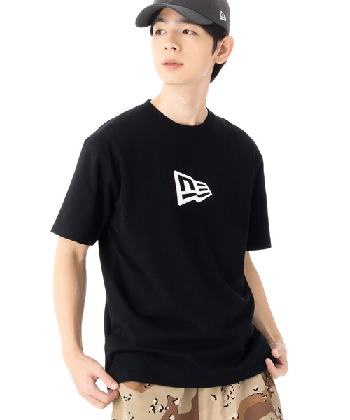 NEW ERA(ニューエラ)の「ニューエラ 半袖Tシャツ フラッグロゴ(Tシャツ/カットソー・メンズ・ブルー/ブラック/ベージュ/ホワイト・XXL/XL/L/M/S)」の19枚目の写真