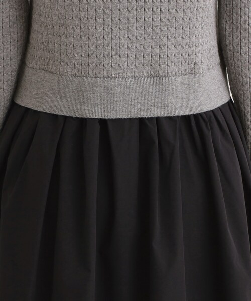 grove（グローブ）の「ケーブルニットドッキングワンピース（ワンピース・レディース・グレー/ブラック/ボルドー・02/03/01/04/05）」の21枚目の写真