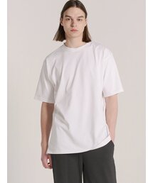 FABULOUS ARCHIVE（ファビュラスアーカイブ）の「ユニセックス ピマコットン レイヤード 半袖 ホワイト(FCD2TS121M)（Tシャツ/カットソー）」