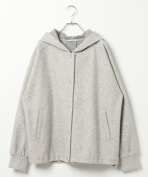 BAYFLOW（ベイフロー）の「ウーリーボンディングパーカー（ブルゾン・レディース・グレー/ブラック・FREE）」の15枚目の写真
