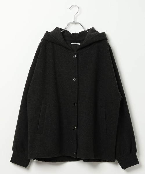 BAYFLOW（ベイフロー）の「ウーリーボンディングパーカー（ブルゾン・レディース・グレー/ブラック・FREE）」の16枚目の写真