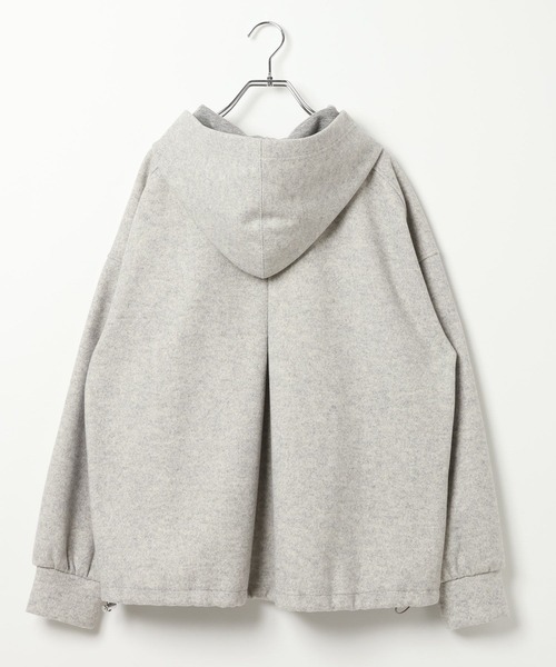 BAYFLOW（ベイフロー）の「ウーリーボンディングパーカー（ブルゾン・レディース・グレー/ブラック・FREE）」の17枚目の写真