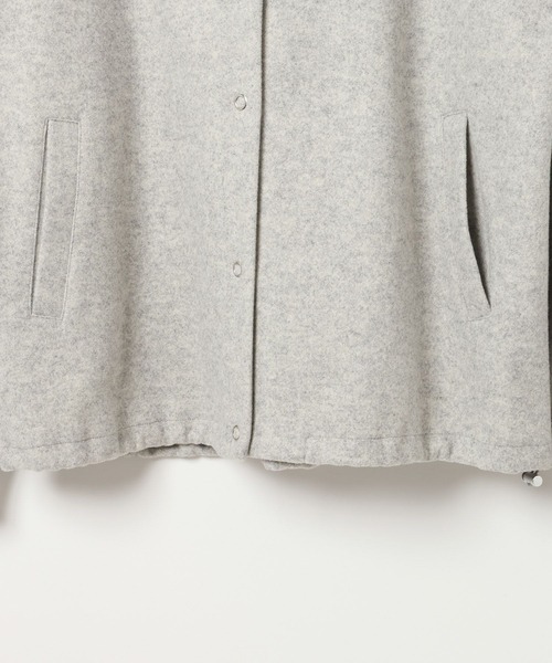 BAYFLOW（ベイフロー）の「ウーリーボンディングパーカー（ブルゾン・レディース・グレー/ブラック・FREE）」の9枚目の写真